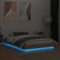 vidaXL Bettgestell mit LED Sonoma-Eiche 140x190 cm vidaXL Bettgestell mit LED Sonoma-Eiche 140x190 cm