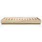 vidaXL Bettgestell mit LED Sonoma-Eiche 140x190 cm vidaXL Bettgestell mit LED Sonoma-Eiche 140x190 cm