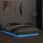 vidaXL Bettgestell mit LED Sonoma-Eiche 120x190 cm vidaXL Bettgestell mit LED Sonoma-Eiche 120x190 cm