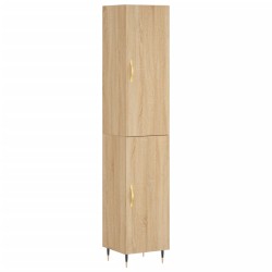 vidaXL Highboard Sonoma-Eiche 34,5x34x180 cm Holzwerkstoff