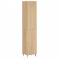 vidaXL Highboard Sonoma-Eiche 34,5x34x180 cm Holzwerkstoff