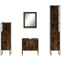 vidaXL 4-tlg. Badmöbel-Set Räuchereiche Holzwerkstoff vidaXL 4-tlg. Badmöbel-Set Räuchereiche Holzwerkstoff