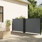 vidaXL Seitenmarkise Ausziehbar Anthrazit 120x600 cm vidaXL Seitenmarkise Ausziehbar Anthrazit 120x600 cm