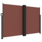 vidaXL Seitenmarkise Ausziehbar Braun 160x600 cm vidaXL Seitenmarkise Ausziehbar Braun 160x600 cm