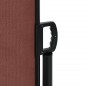 vidaXL Seitenmarkise Ausziehbar Braun 160x600 cm vidaXL Seitenmarkise Ausziehbar Braun 160x600 cm