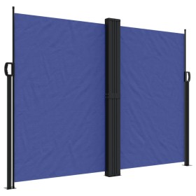 vidaXL Seitenmarkise Ausziehbar Blau 180x600 cm