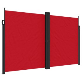 vidaXL Seitenmarkise Ausziehbar Rot 200x600 cm