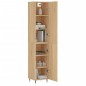 vidaXL Highboard Sonoma-Eiche 34,5x34x180 cm Holzwerkstoff
