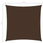 vidaXL Sonnensegel Oxford-Gewebe Quadratisch 7x7 m Braun vidaXL Sonnensegel Oxford-Gewebe Quadratisch 7x7 m Braun