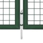 vidaXL Mesh-Gartentor Stahl 400 x 75 cm Grün vidaXL Mesh-Gartentor Stahl 400 x 75 cm Grün