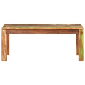 vidaXL Couchtisch 100x55x40 cm Massives Altholz