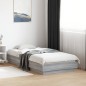 vidaXL Bettgestell mit LED Grau Sonoma-Eiche 90x190 cm vidaXL Bettgestell mit LED Grau Sonoma-Eiche 90x190 cm