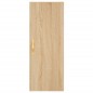 vidaXL Highboard Sonoma-Eiche 34,5x34x180 cm Holzwerkstoff