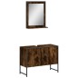 vidaXL 2-tlg. Badmöbel-Set Räuchereiche Holzwerkstoff vidaXL 2-tlg. Badmöbel-Set Räuchereiche Holzwerkstoff