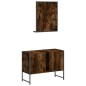 vidaXL 2-tlg. Badmöbel-Set Räuchereiche Holzwerkstoff vidaXL 2-tlg. Badmöbel-Set Räuchereiche Holzwerkstoff