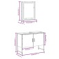 vidaXL 2-tlg. Badmöbel-Set Räuchereiche Holzwerkstoff vidaXL 2-tlg. Badmöbel-Set Räuchereiche Holzwerkstoff