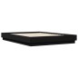 vidaXL Bettgestell mit LED Schwarz 120x200 cm vidaXL Bettgestell mit LED Schwarz 120x200 cm