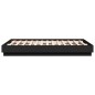 vidaXL Bettgestell mit LED Schwarz 135x190 cm vidaXL Bettgestell mit LED Schwarz 135x190 cm