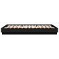 vidaXL Bettgestell mit LED Schwarz 150x200 cm vidaXL Bettgestell mit LED Schwarz 150x200 cm