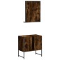 vidaXL 2-tlg. Badmöbel-Set Räuchereiche Holzwerkstoff vidaXL 2-tlg. Badmöbel-Set Räuchereiche Holzwerkstoff