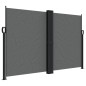 vidaXL Seitenmarkise Ausziehbar Anthrazit 160x600 cm vidaXL Seitenmarkise Ausziehbar Anthrazit 160x600 cm