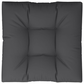 vidaXL Palettenkissen Schwarz 80x80x12 cm Stoff