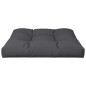 vidaXL Palettenkissen Schwarz 80x80x12 cm Stoff vidaXL Palettenkissen Schwarz 80x80x12 cm Stoff