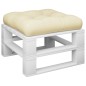 vidaXL Palettenkissen Creme 50x50x12 cm Stoff vidaXL Palettenkissen Creme 50x50x12 cm Stoff
