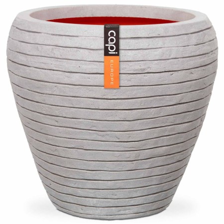 Capi Vase Blumentopf Nature Row Kegel 42 x 38 cm Elfenbein PKRWI362