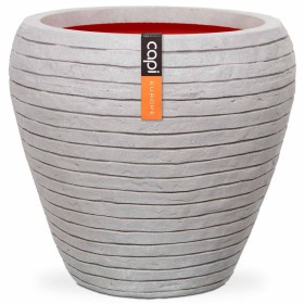 Capi Vase Blumentopf Nature Row Kegel 42 x 38 cm Elfenbein PKRWI362