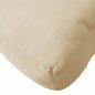 vidaXL Palettenkissen Beige 80x80x12 cm Stoff vidaXL Palettenkissen Beige 80x80x12 cm Stoff
