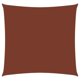 vidaXL Sonnensegel Oxford-Gewebe Quadratisch 5x5 m Terrakotta-Rot