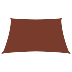 vidaXL Sonnensegel Oxford-Gewebe Quadratisch 5x5 m Terrakotta-Rot