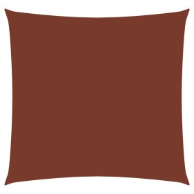 vidaXL Sonnensegel Oxford-Gewebe Quadratisch 7x7 m Terrakotta-Rot