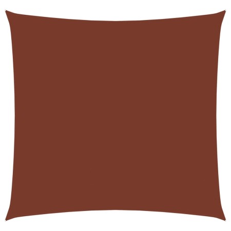 vidaXL Sonnensegel Oxford-Gewebe Quadratisch 7x7 m Terrakotta-Rot