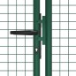 vidaXL Mesh-Gartentor Stahl 400 x 125 cm Grün vidaXL Mesh-Gartentor Stahl 400 x 125 cm Grün