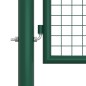 vidaXL Mesh-Gartentor Stahl 400 x 125 cm Grün vidaXL Mesh-Gartentor Stahl 400 x 125 cm Grün