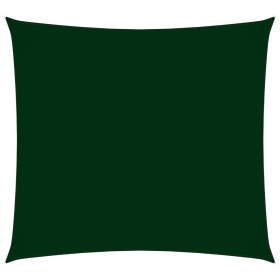 vidaXL Sonnensegel Oxford-Gewebe Quadratisch 3x3 m Dunkelgrün