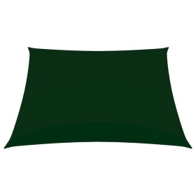 vidaXL Sonnensegel Oxford-Gewebe Quadratisch 3x3 m Dunkelgrün