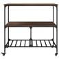 vidaXL Küchenwagen Braun Eichen-Optik 100x50x95 cm Holzwerkstoff vidaXL Küchenwagen Braun Eichen-Optik 100x50x95 cm Holzwerkstoff