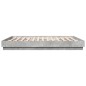 vidaXL Bettgestell Betongrau 200x200 cm Holzwerkstoff vidaXL Bettgestell Betongrau 200x200 cm Holzwerkstoff