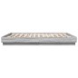 vidaXL Bettgestell Grau Sonoma 200x200 cm Holzwerkstoff