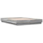 vidaXL Bettgestell mit LED Grau Sonoma-Eiche 140x190 cm vidaXL Bettgestell mit LED Grau Sonoma-Eiche 140x190 cm