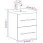 vidaXL Waschbeckenunterschrank mit Einbaubecken Betongrau vidaXL Waschbeckenunterschrank mit Einbaubecken Betongrau