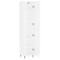 Highboard Hochglanz-Weiß 34,5x34x180 cm Holzwerkstoff Highboard Hochglanz-Weiß 34,5x34x180 cm Holzwerkstoff