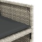 vidaXL 15-tlg. Garten-Essgruppe mit Kissen Hellgrau Poly Rattan vidaXL 15-tlg. Garten-Essgruppe mit Kissen Hellgrau Poly Rattan
