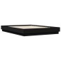 vidaXL Bettgestell mit LED Schwarz 140x200 cm vidaXL Bettgestell mit LED Schwarz 140x200 cm