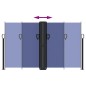 vidaXL Seitenmarkise Ausziehbar Blau 140x600 cm vidaXL Seitenmarkise Ausziehbar Blau 140x600 cm