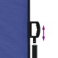 vidaXL Seitenmarkise Ausziehbar Blau 160x600 cm vidaXL Seitenmarkise Ausziehbar Blau 160x600 cm