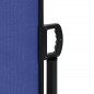vidaXL Seitenmarkise Ausziehbar Blau 160x600 cm vidaXL Seitenmarkise Ausziehbar Blau 160x600 cm